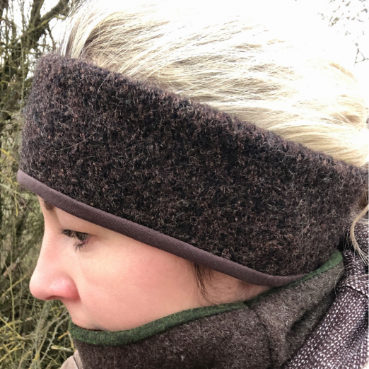 Stirnband aus Walkloden – Bild 2